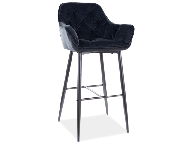 Cherry H-1 Velvet Stool